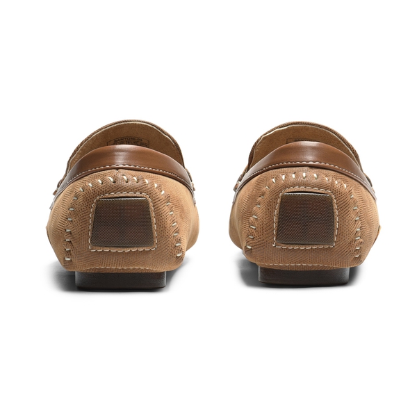 Men's Horsebit Moc-Toe Moccasin Loafers - TAN - 5